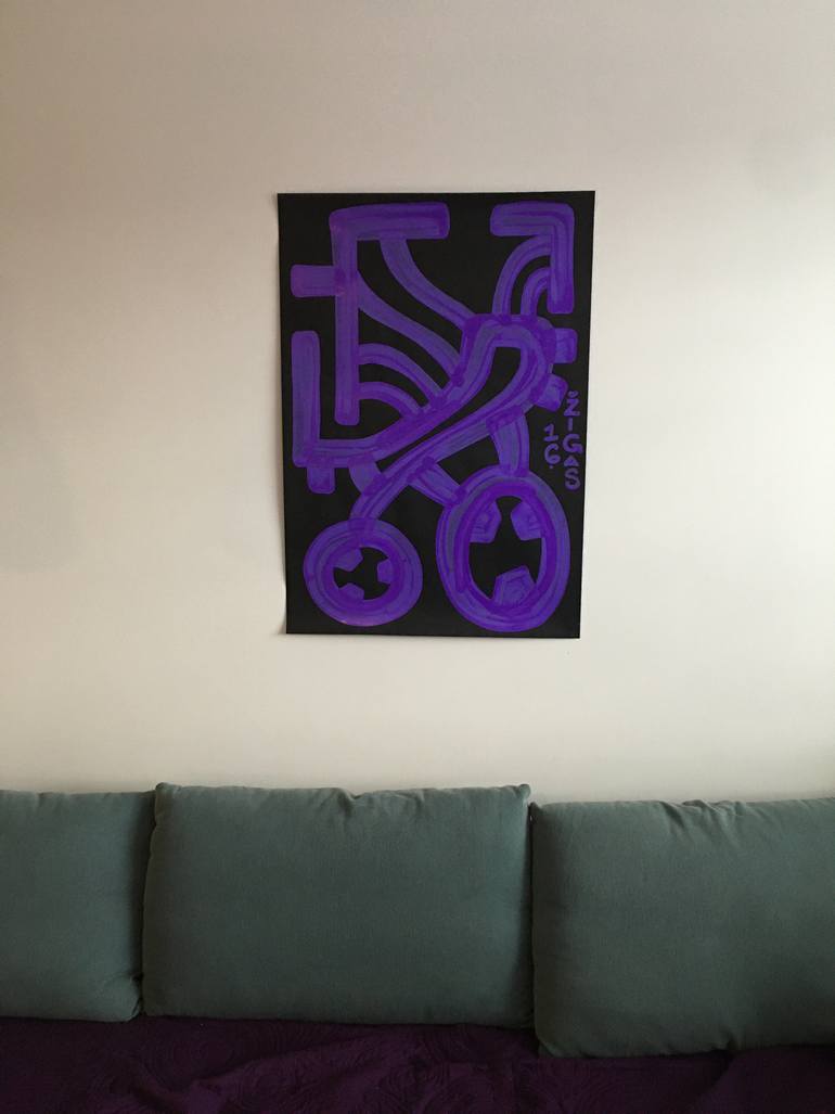 Original Abstract Other Painting by ŽIlvinas GaižAuskas