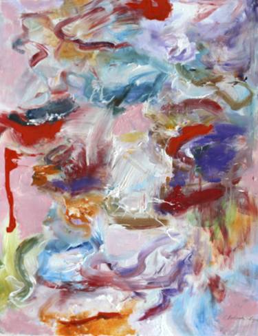 Original Abstract Expressionism Abstract Painting by Katherine Borkowski-Byrne