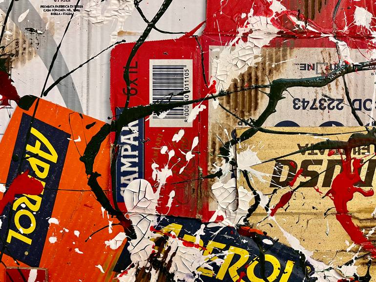 Original Modernism Abstract Painting by Giorgio Rizzi