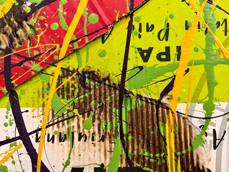 Original Conceptual Abstract Painting by Giorgio Rizzi