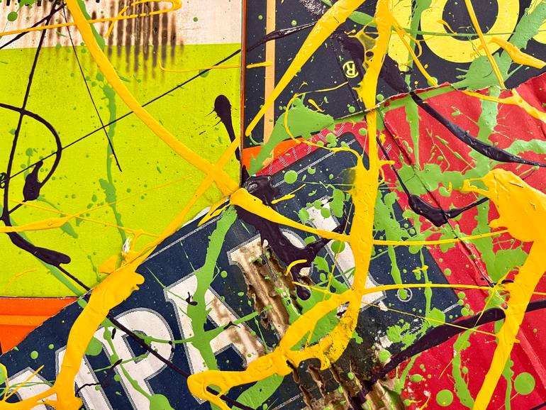 Original Conceptual Abstract Painting by Giorgio Rizzi