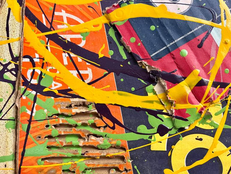 Original Conceptual Abstract Painting by Giorgio Rizzi