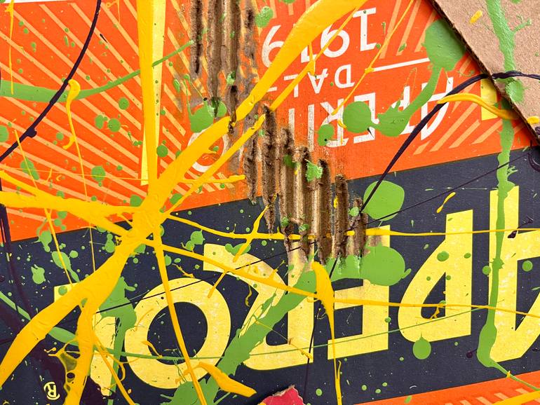 Original Conceptual Abstract Painting by Giorgio Rizzi