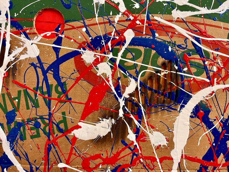 Original Conceptual Abstract Painting by Giorgio Rizzi