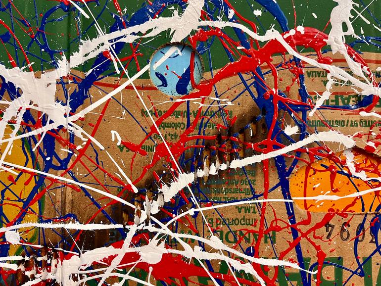 Original Conceptual Abstract Painting by Giorgio Rizzi
