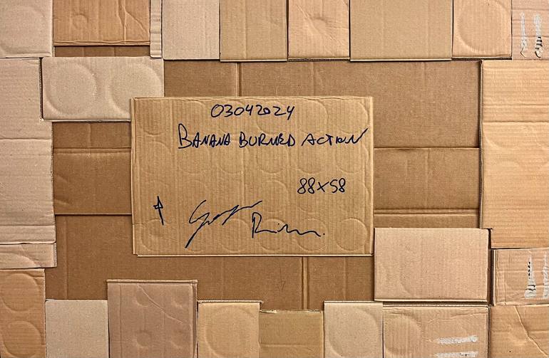 Original Conceptual Abstract Painting by Giorgio Rizzi