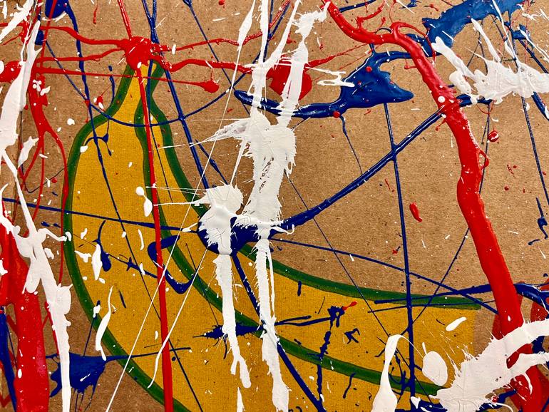 Original Conceptual Abstract Painting by Giorgio Rizzi