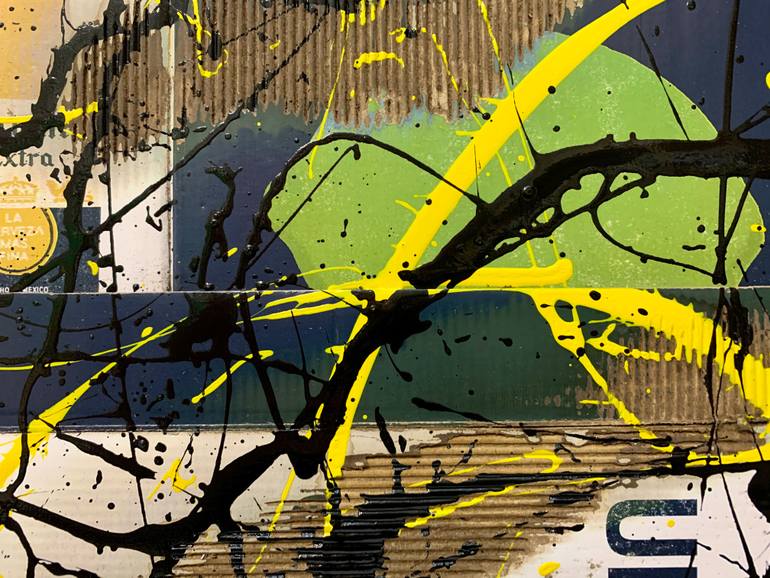 Original Conceptual Abstract Painting by Giorgio Rizzi