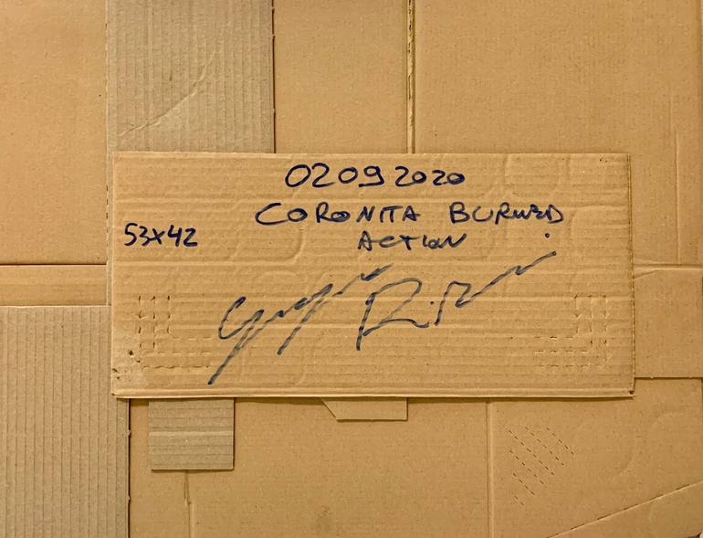 Original Conceptual Abstract Painting by Giorgio Rizzi