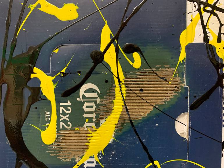 Original Conceptual Abstract Painting by Giorgio Rizzi