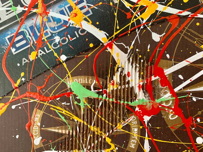 Original Conceptual Abstract Painting by Giorgio Rizzi