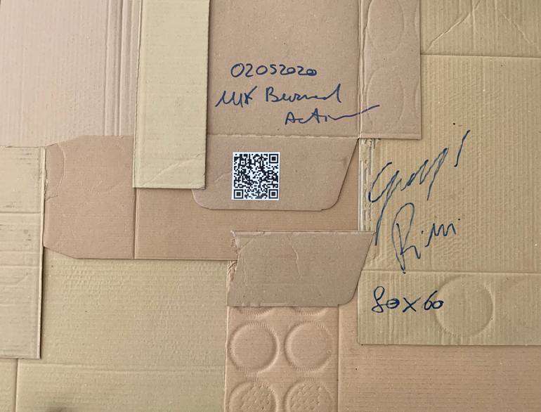 Original Conceptual Abstract Painting by Giorgio Rizzi