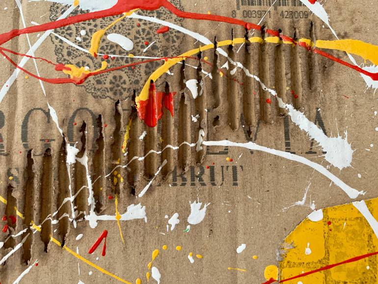 Original Conceptual Abstract Painting by Giorgio Rizzi