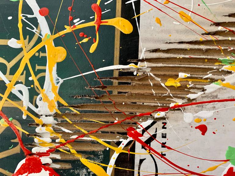 Original Conceptual Abstract Painting by Giorgio Rizzi