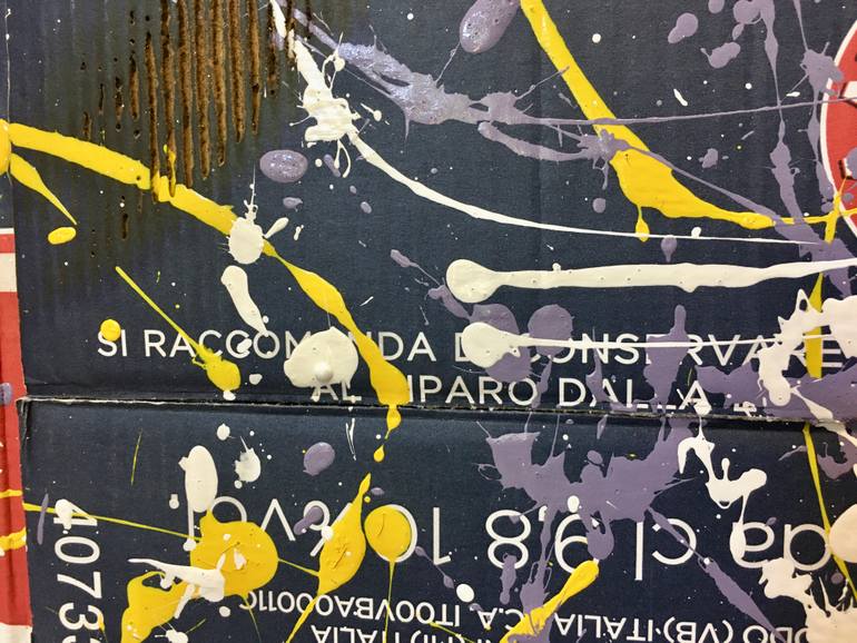 Original Conceptual Abstract Painting by Giorgio Rizzi