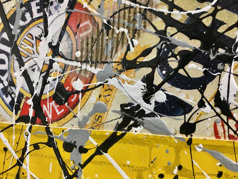 Original Pop Art Abstract Painting by Giorgio Rizzi