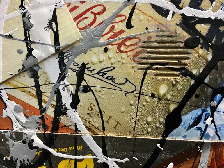 Original Pop Art Abstract Painting by Giorgio Rizzi