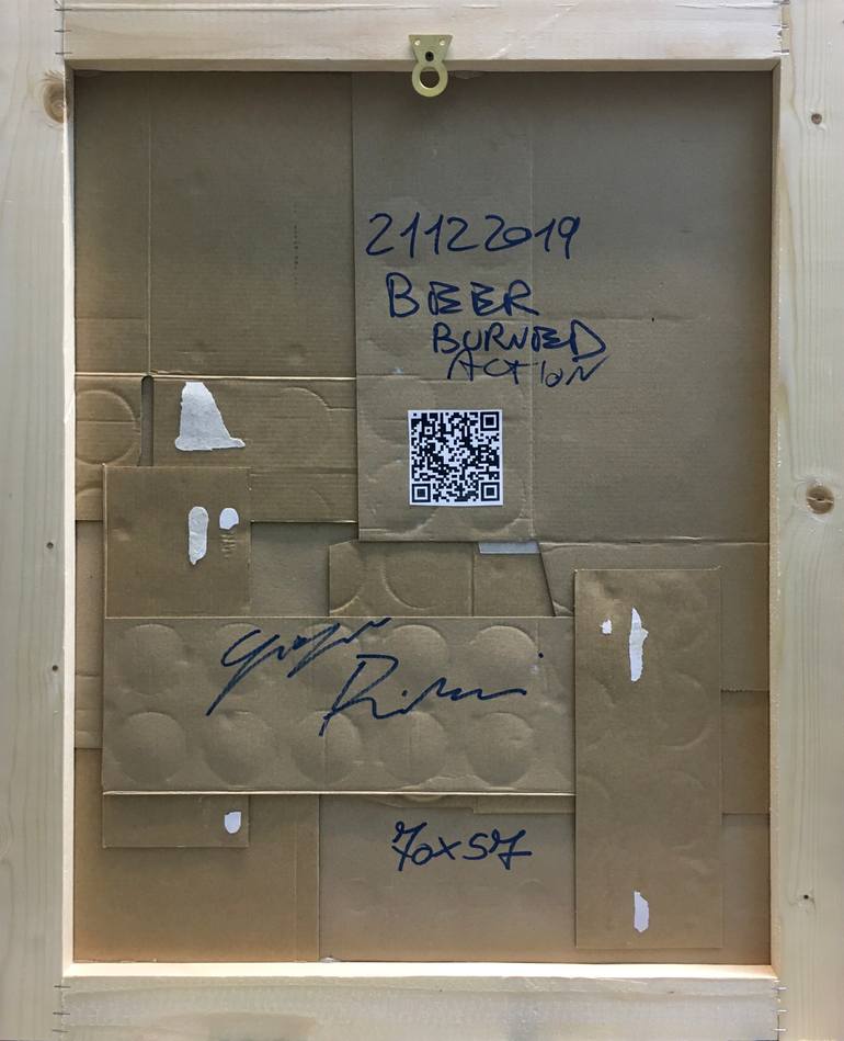 Original Pop Art Abstract Painting by Giorgio Rizzi