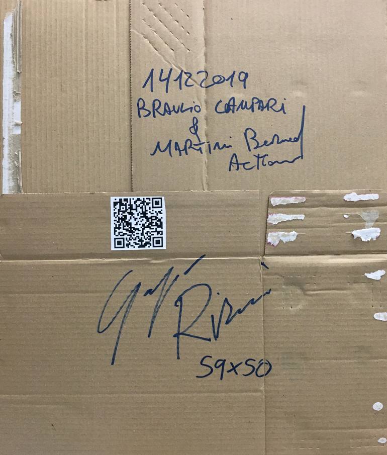 Original Pop Art Abstract Painting by Giorgio Rizzi