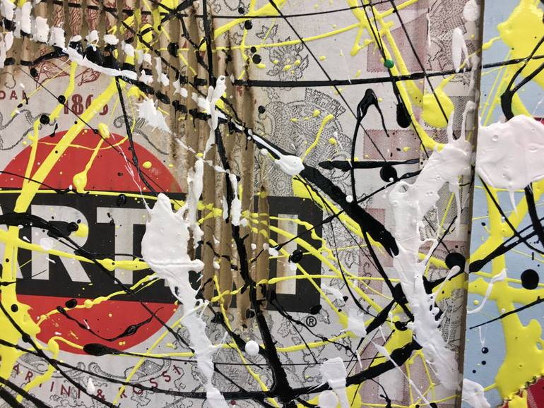 Original Pop Art Abstract Painting by Giorgio Rizzi