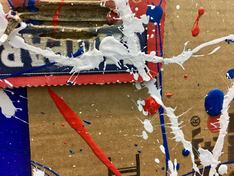 Original Pop Art Abstract Painting by Giorgio Rizzi