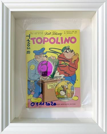 Original Pop Art Cartoon Collage by GIORGIO RIZZI