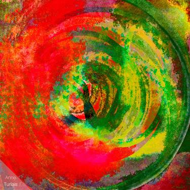 Original Fine Art Abstract Mixed Media by Anne Turlais