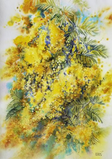 Original Impressionism Botanic Paintings by Tania Kugai