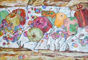 Print of Abstract Expressionism Food Paintings by Tania Kugai