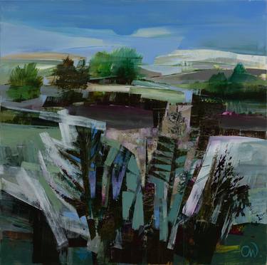 Original Abstract Landscape Paintings by Celia Wilkinson