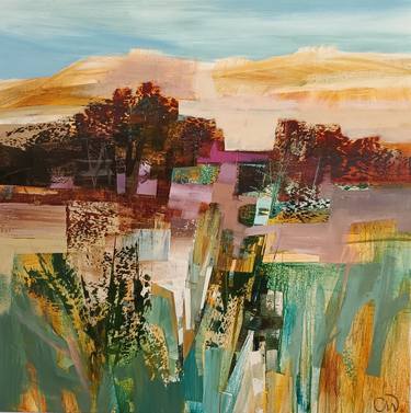Original Abstract Landscape Paintings by Celia Wilkinson