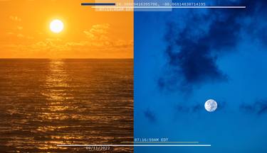 Sunrise and moon set - 9/11/2022 thumb