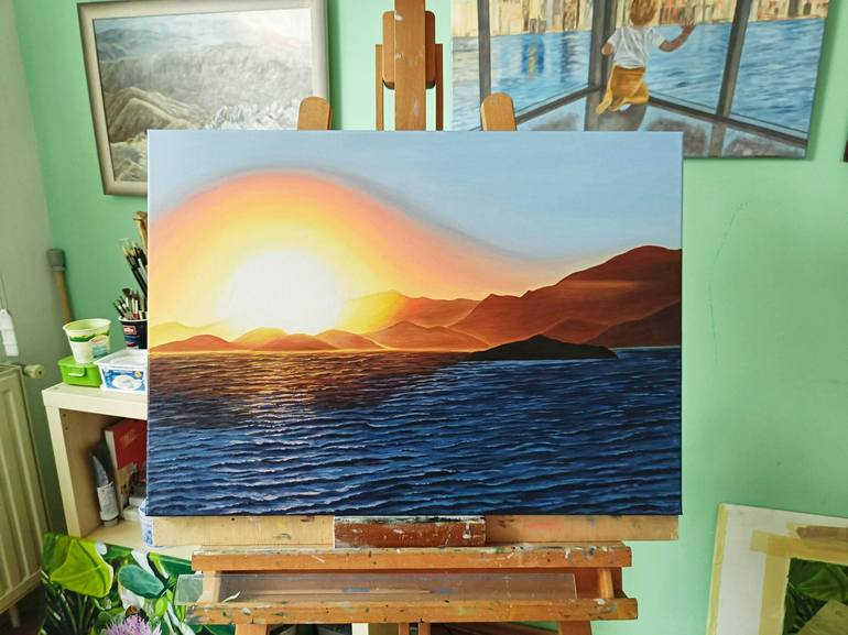 Original Seascape Painting by Livia-Doina Stanciu