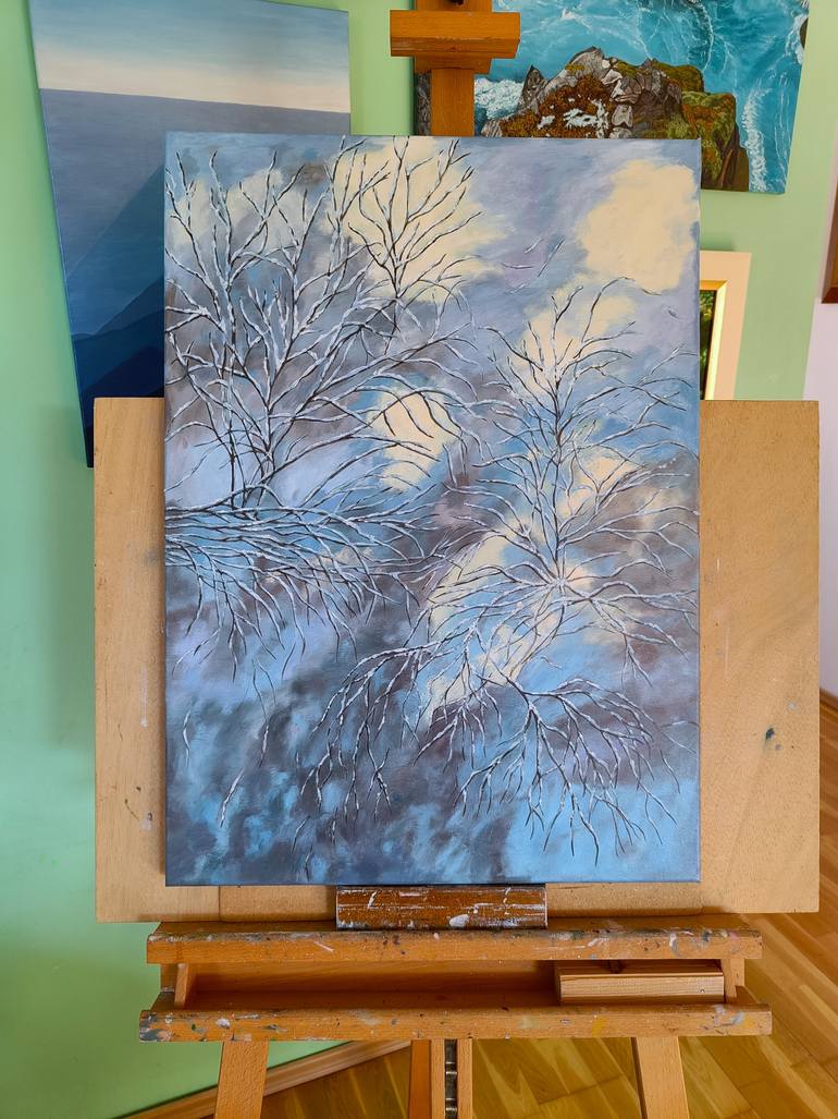 Original Contemporary Nature Painting by Livia-Doina Stanciu