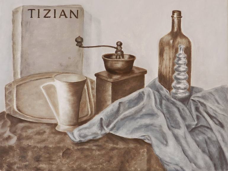 Original Food & Drink Painting by Livia-Doina Stanciu