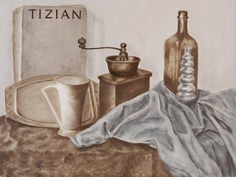 Original Realism Food & Drink Painting by Livia-Doina Stanciu