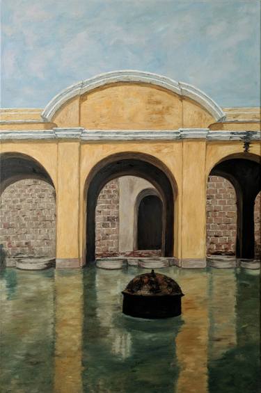 Original Fine Art Places Paintings by Livia-Doina Stanciu