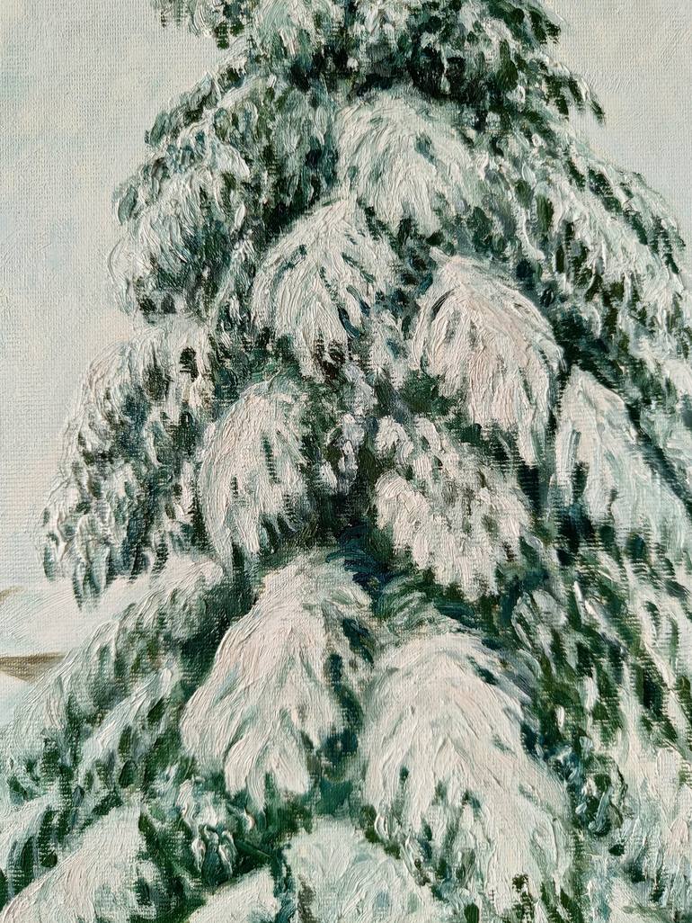 Original Tree Painting by Livia-Doina Stanciu