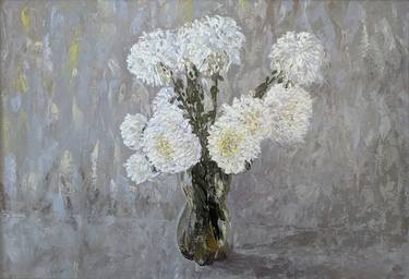 Original Fine Art Floral Paintings by Livia-Doina Stanciu