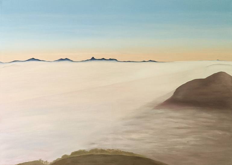 Original Impressionism Landscape Painting by Livia-Doina Stanciu