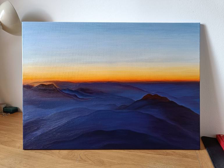 Original Contemporary Landscape Painting by Livia-Doina Stanciu