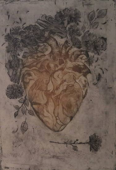 Print of Conceptual Botanic Printmaking by Yulia Lobacheva