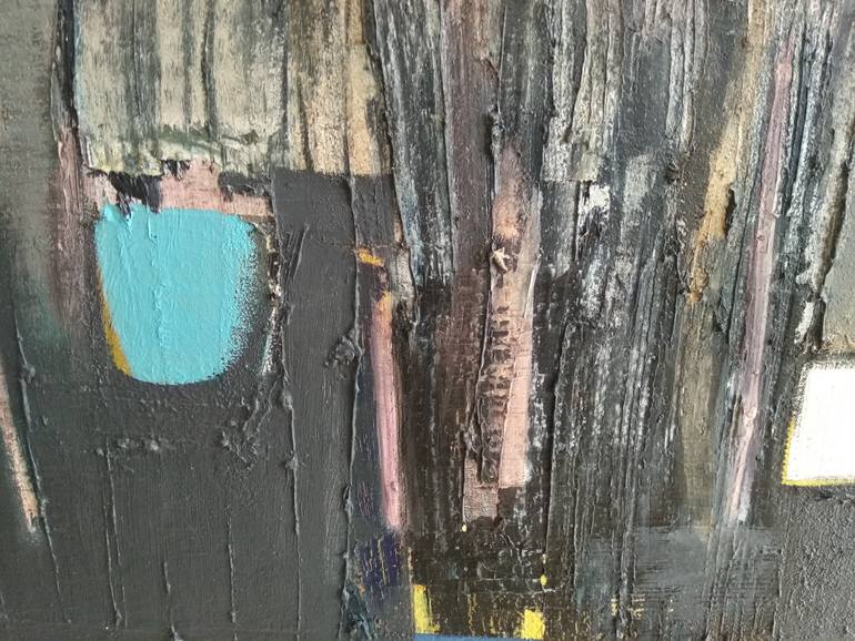 Original Cubism Abstract Painting by Yaryna Shumska