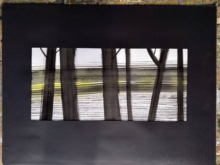 Original Abstract Botanic Drawing by Yaryna Shumska