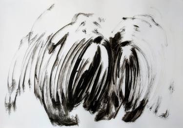 Print of Dogs Drawings by Yaryna Shumska