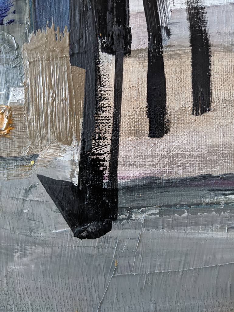 Original Abstract Expressionism Abstract Painting by Yaryna Shumska