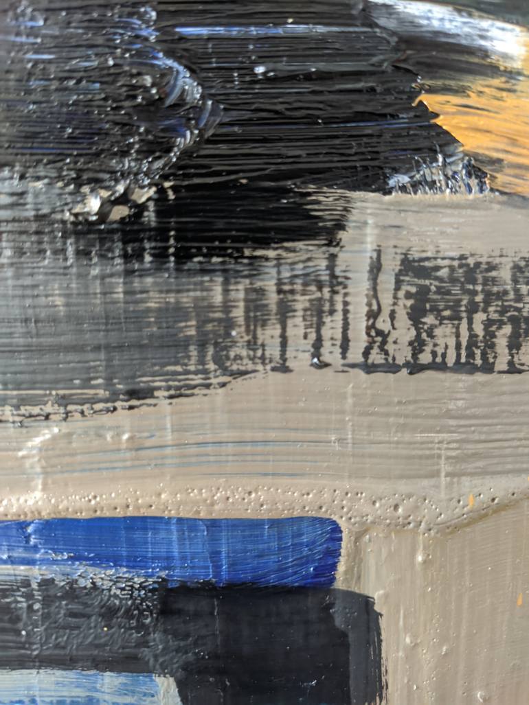 Original Abstract Expressionism Abstract Painting by Yaryna Shumska