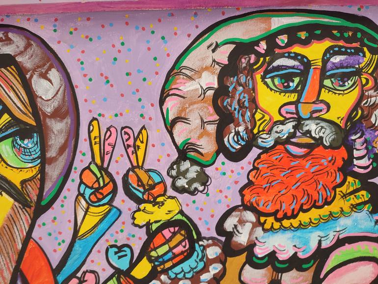 Original Figurative Religion Painting by Laurentiu Dimisca