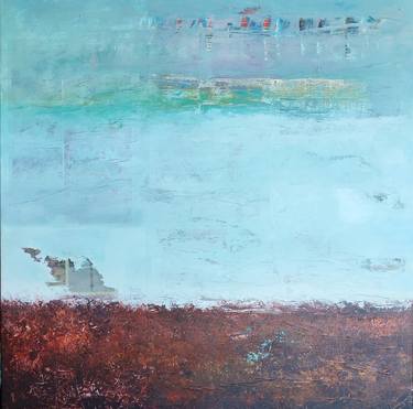 Print of Abstract Expressionism Landscape Paintings by Riaan Vosloo Contemporary paintings