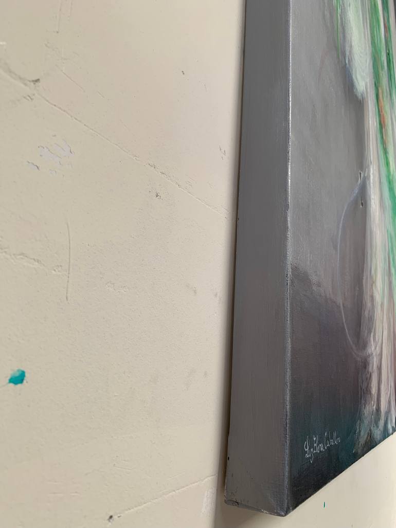 Original Expressionism Women Painting by Luz Elena Caballero